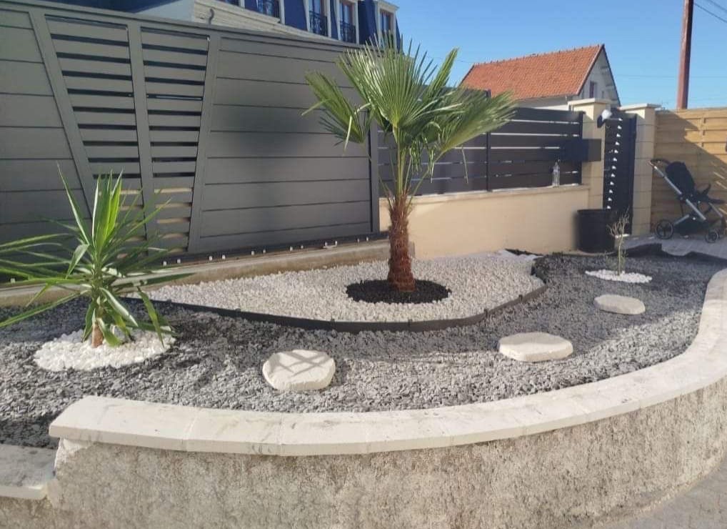 Jardin avant création